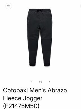 cotopaxi Men's Abrazo Fleece Joggers - Black